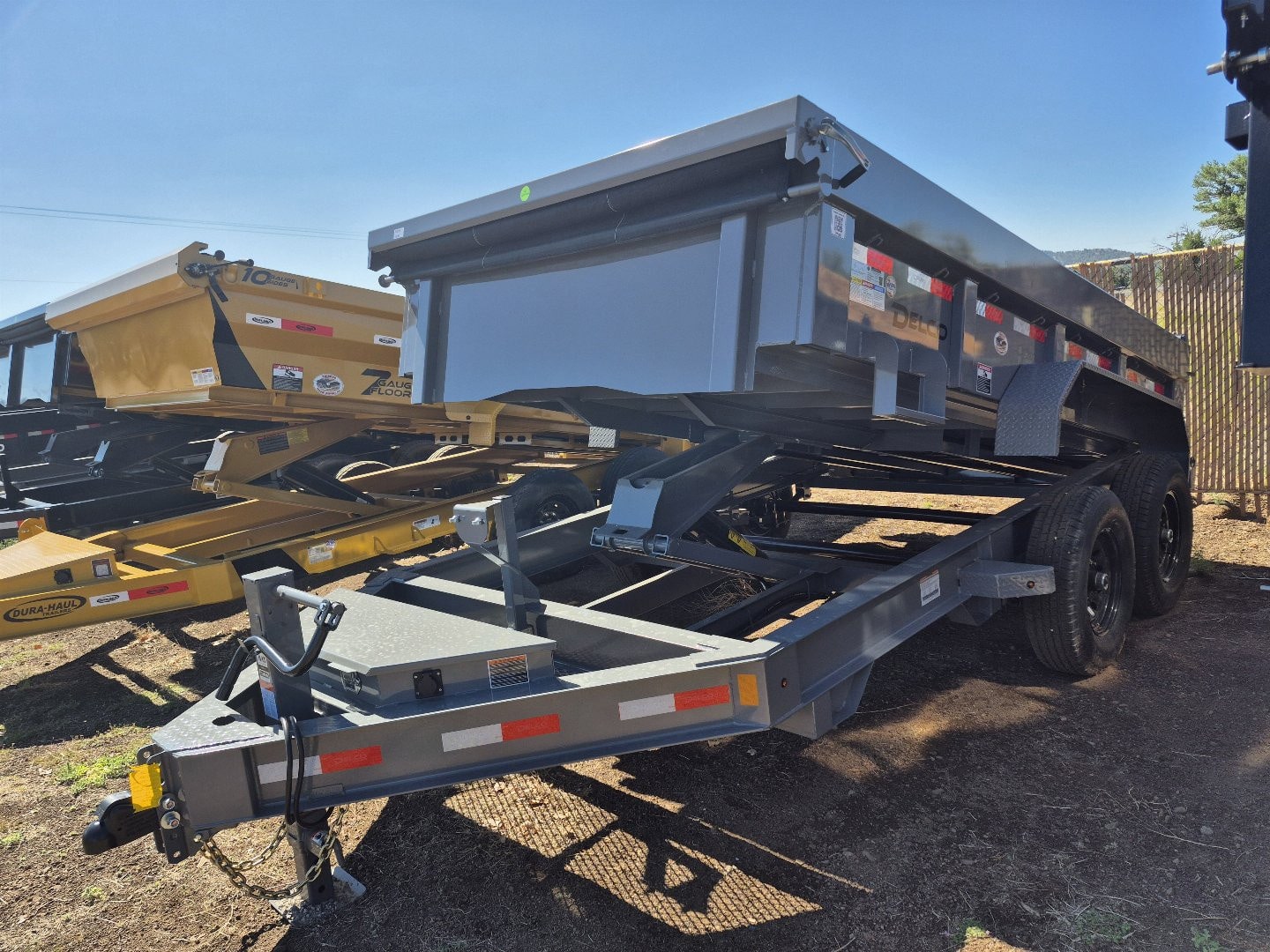 2025 Delco Tandem Axle Dump/ 14,000 GVWR/83″x12′