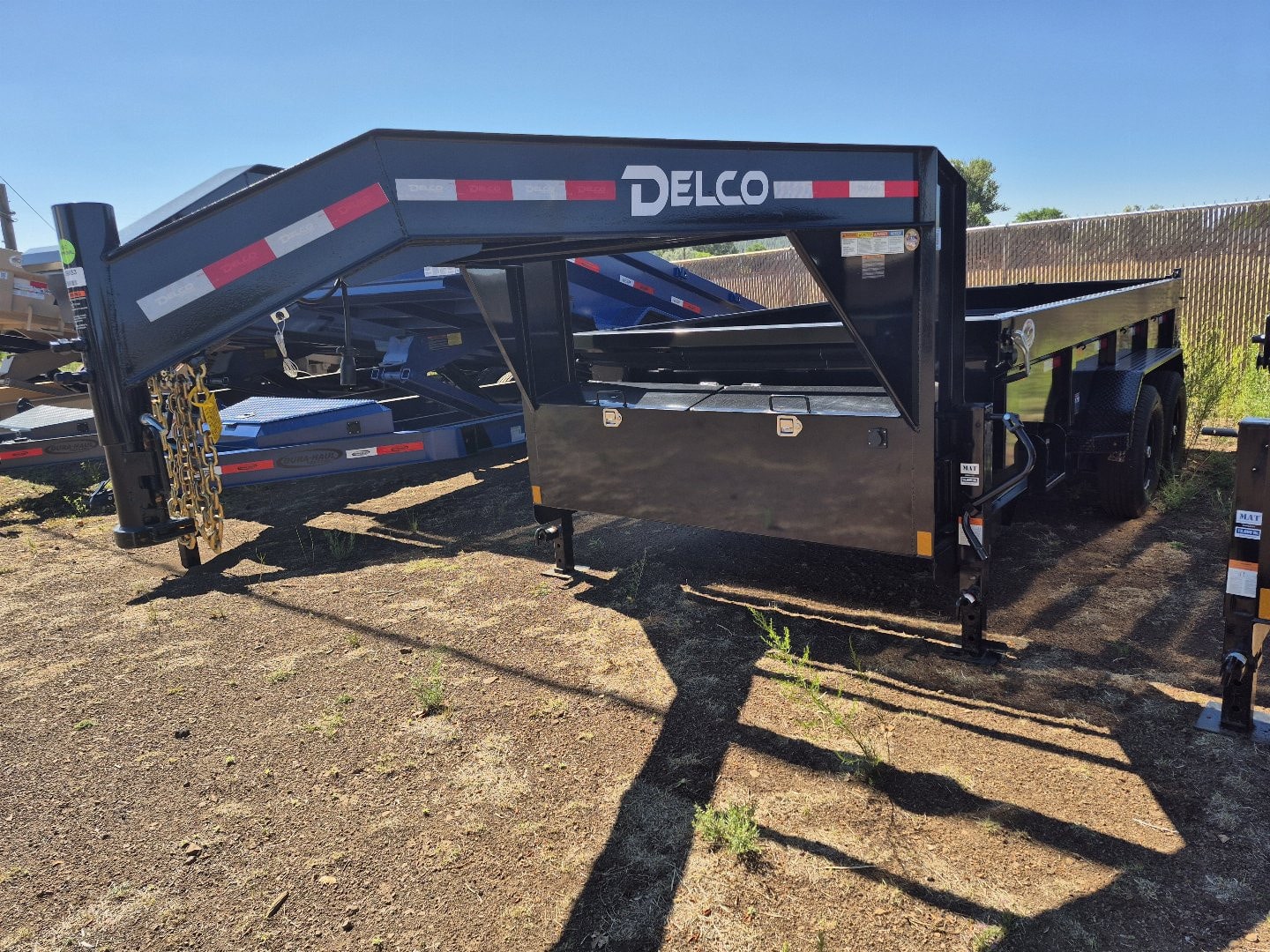 2025 Delco Gooseneck Tandem Axle Dumper/14,000 GVWR/83″x14’x2′