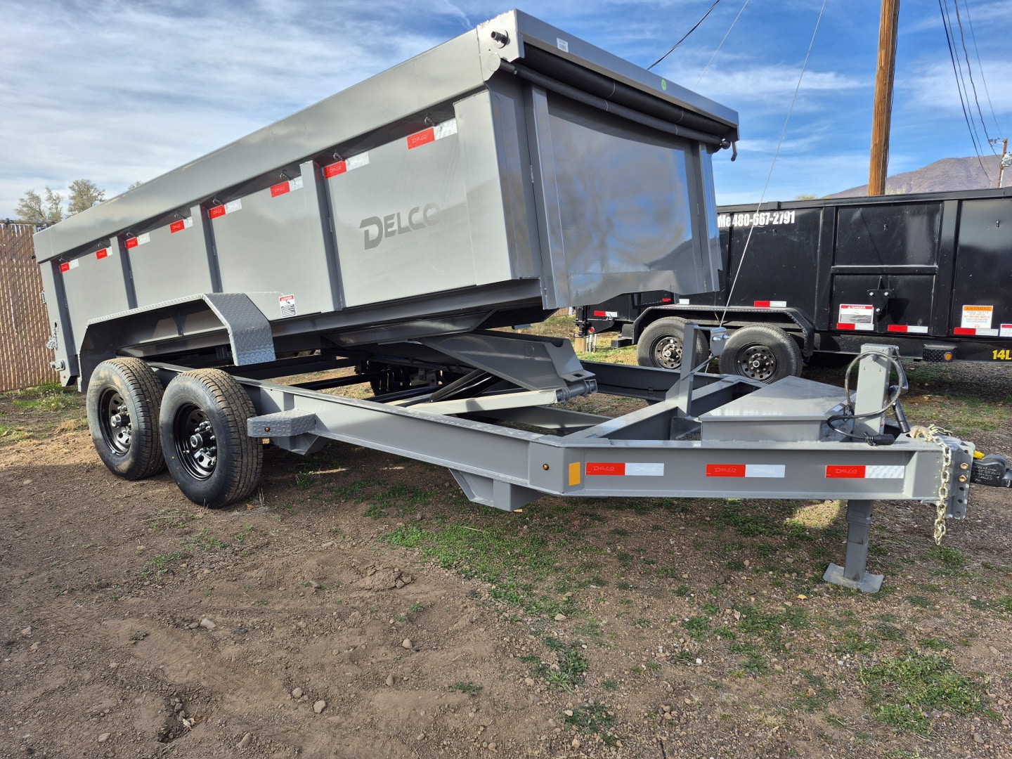 2026 Delco Tandem Axle Dump/14,000 GVWR/83″X14′