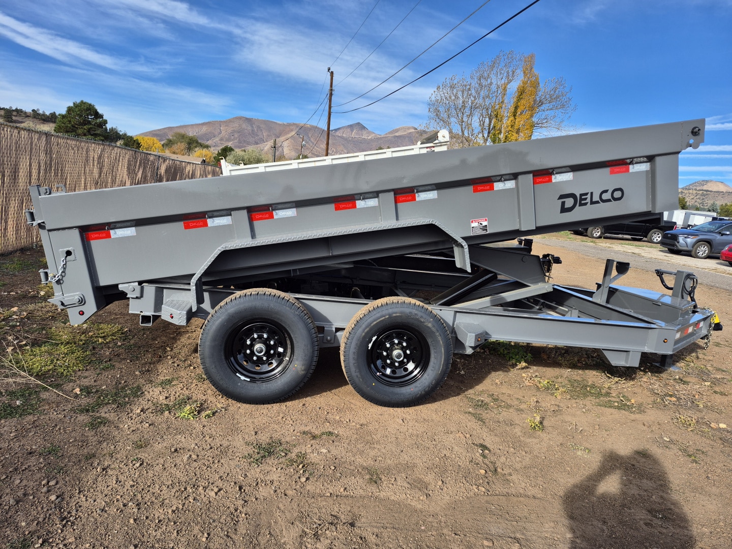 2026 Delco Tandem Axle Dump/14,000 GVWR/83″X14′