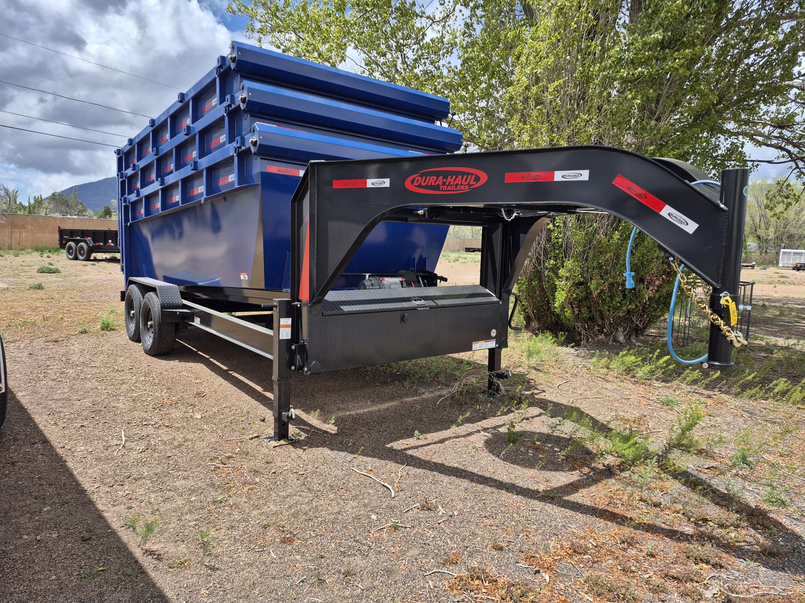 2025 Dura-Haul Gooseneck Tandem Axle Roll Off Trailer /14,000 GVWR/7’x16′