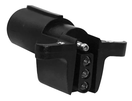 6-Way to 4-Flat Trailer Connector Adapter
