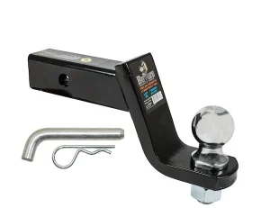 2″ Black Ball Mount Kit w/2″ Shank and 4″ Drop-Cotter Pin Hitch