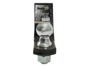 2″ Black Ball Mount Kit w/2″ Shank and 4″ Drop-Cotter Pin Hitch
