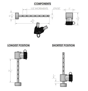 Adjustable Coupler Latch Lock