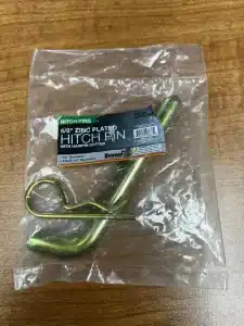 5/8″ Zinc Plated Hitch Pin w/Hairpin Cotter