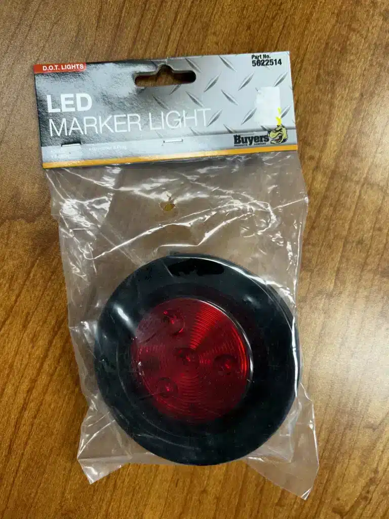 LED Circle Marker Light – Red