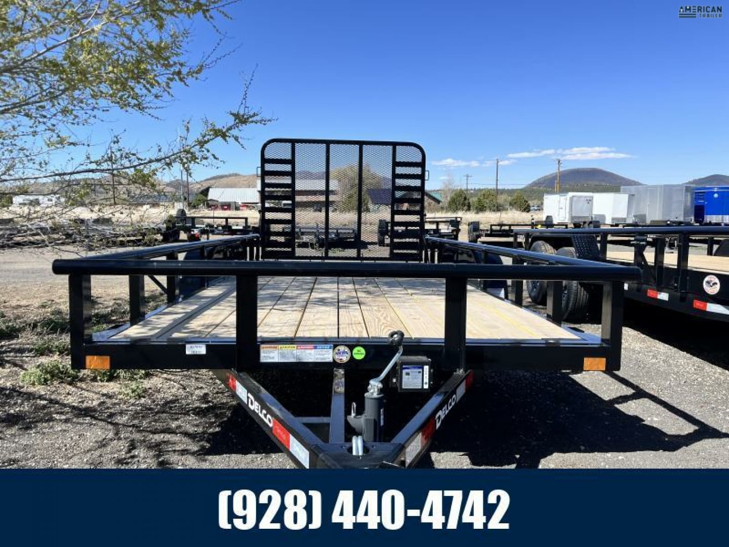 2025 Delco Tandem Axle Utility/7,000 GVWR/83”x16′