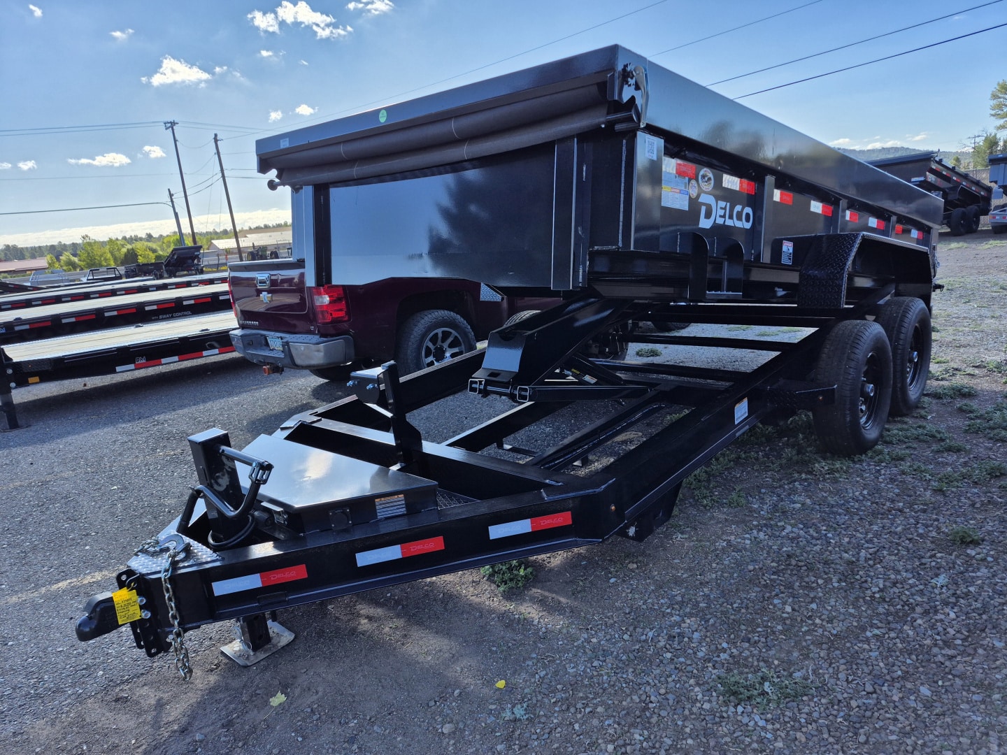 2025 Delco Dumper/14,000 GVWR/83″X14’x24″