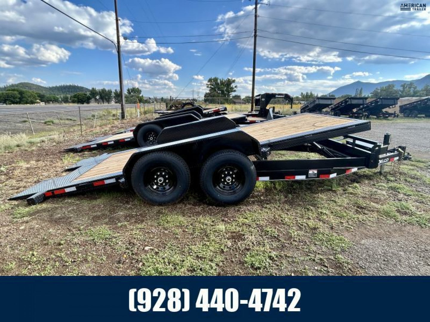 2024 Delco Tandem Axle Full Tilt/14,000 GVWR/83″x16′