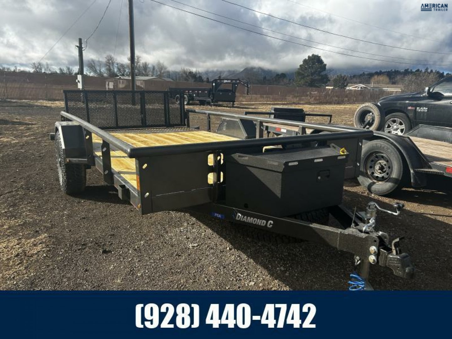 2025 Diamond C Single Axle Premium Utility/2,990 GVWR/77″x12′ *Venture Package*