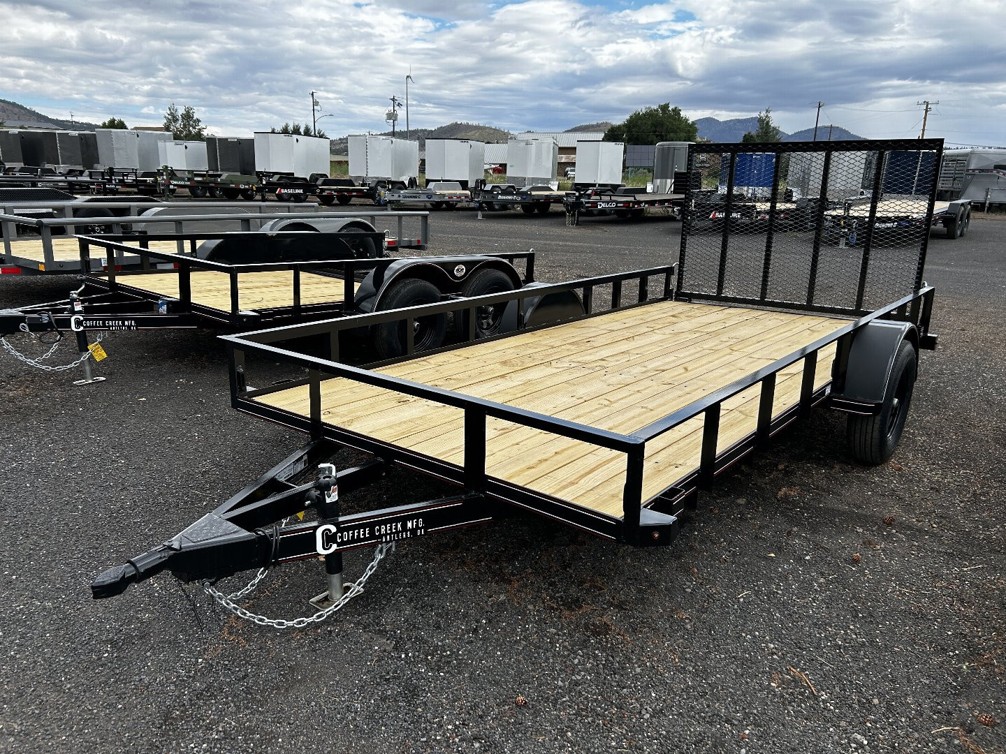 2025 Coffee Creek Single Axle Utility/3,500 GVWR/77″x14′