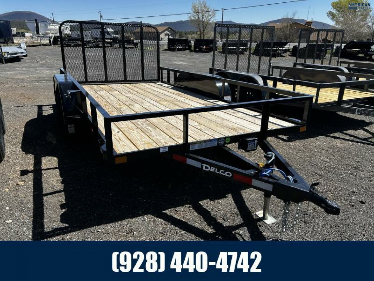 2025 Delco Tandem Axle Utility/7,000 GVWR/83″x14′